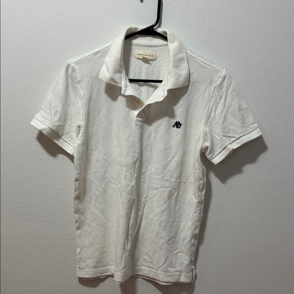 Aeropostale Classic White Polo men’s medium